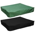 thumbnail image 3 of GLFILL Sandbox Cover Square Protective Cover for Sand and Toys Sandpit Pool Cover Black 150x150cm, 3 of 8