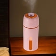 thumbnail image 4 of Humidificador de niebla fría de 250 ml, silencioso, con conexión USB y 7 colores. Rosado, 4 of 9