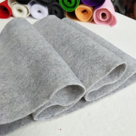 Firefly Hope 1Pcs Light Grey Acrylic Craft Felt Fabric Sheet 8 x 36 Inch 1.4mm Thick Soft Woven Felt for DIY Crafts Sewing & Patchwork Projects Firefly Hope 1Pcs Light Grey Acrylic Craft Felt Fabric Sheet 8 x 36 Inch 1.4mm Thick Soft Woven Felt for DIY Crafts Sewing & Patchwork Projects