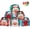 #5 24pcs 3 Design, variant on Joyfy 24 Pcs 3D Christmas House Cardboard Boxes for Holiday Xmas Goody Gift, Goodie Paper Boxes, School Classroom Party Favor Supplies, Candy Treat Cardboard Cookie Boxes