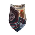 thumbnail image 6 of Lsque Chucky Printing Dog Bandana ,Cat Scarf Adjustable Bib Handkerchief Accessories for Dogs Cats,Pet scarf,Pet fashion, 6 of 8