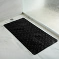 thumbnail image 3 of Bath Bliss PVC  Extra Long Aqua Gel Rectangular Bath Mat in Black, 3 of 5