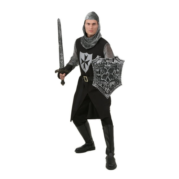 Plus Size Black Knight Costume