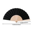 thumbnail image 7 of Vjnyvs Folding Hand Fan Portable Performance Fan Spanish Handheld Fan for Dancing Wedding Party Props Decorations, 7 of 7
