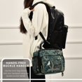 thumbnail image 6 of FORMRS Student Insulated Lunch Bag with Shoulder Strap Reusable Cooler Box for School, Floral Forest Scene, 6 of 9