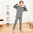 thumbnail image 7 of Resinta Kids Boys Thermal Underwear Set - Fleece Lined Base Layers Top & Bottom Toddler Long Johns for Cold Winter, 7 of 7