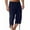 Dark Blue, variant on Mens Pants Casual New Men's Solid Color Casual Pants Casual Loose Straddle Pants Amall Foot Pants Full Length Pants Brown 2X