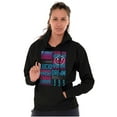 thumbnail image 4 of Lucid Dream Melting Happy Face Unisex Plus Fleece Graphic Hoodie Brisco Brands 4X, 4 of 6