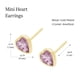 thumbnail image 4 of Arete para Mujer con Cristal Fino Swarovski en Forma de Corazon Mini – Bañado en Oro 14k– Arete Elegante y Brillante, Aretes de Mujer de Moda– Joyería para Mujer de Moda– Regalo especial Ortiz Espinosa Temporada, 4 of 6