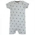 thumbnail image 4 of Hudson Baby Infant Boy Cotton Rompers, Butter Me Up Lobster, 0-3 Months, 4 of 5