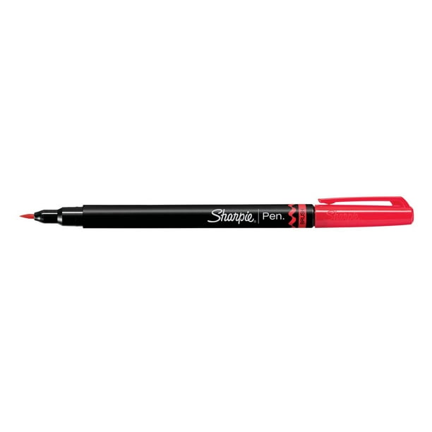 Sharpie Brush Pen, Red - Walmart.com