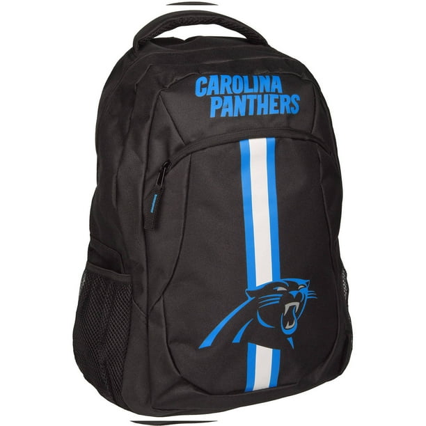 Forever Collectibles NFL Carolina Panthers Action Stripe Logo Backpack