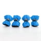 thumbnail image 5 of 4x Botas para perros con protectores reflectantes y cálidos para las patas. Fundas para zapatos de mascotas para correr. 6 Azul 6cmx5cm, 5 of 8