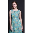 thumbnail image 5 of Bimba Robe Longue Décontractée Sans Manches à Encolure Ronde pour Femmes, Imprimé Océan - Medium, 5 of 5