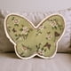 thumbnail image 5 of Cojín Lumbar para Sofá o Sala de Estar con Forma de Mariposas de Tela Verde | 45X30Cm | Regalo Ideal, 5 of 6