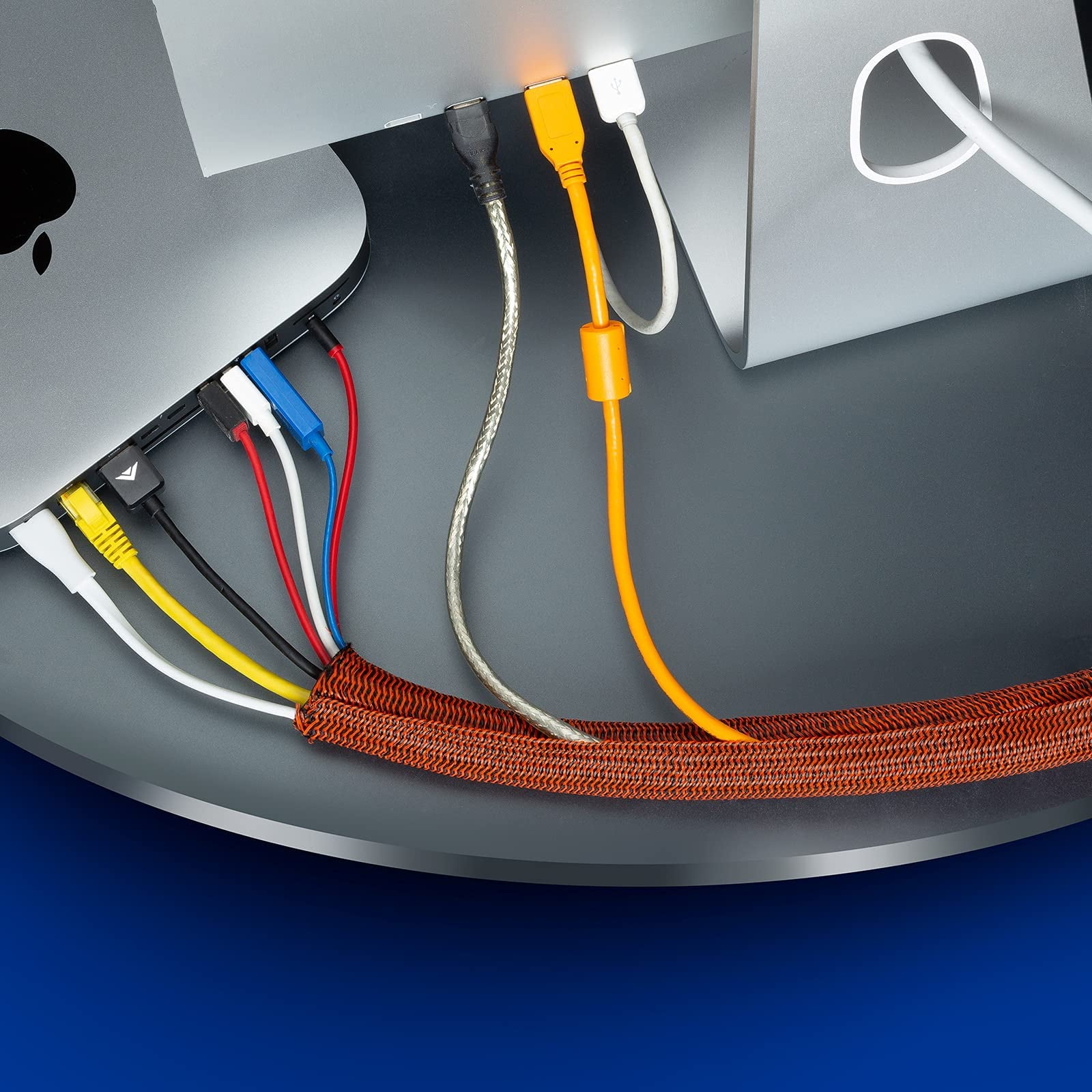 Semi Rigid flexible Self Wrapping Split Braided Sleeving Abrasion
