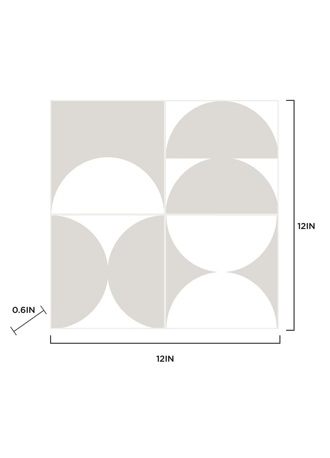 FloorPops Eclipse lot de 20 carreaux de sol a peler et coller