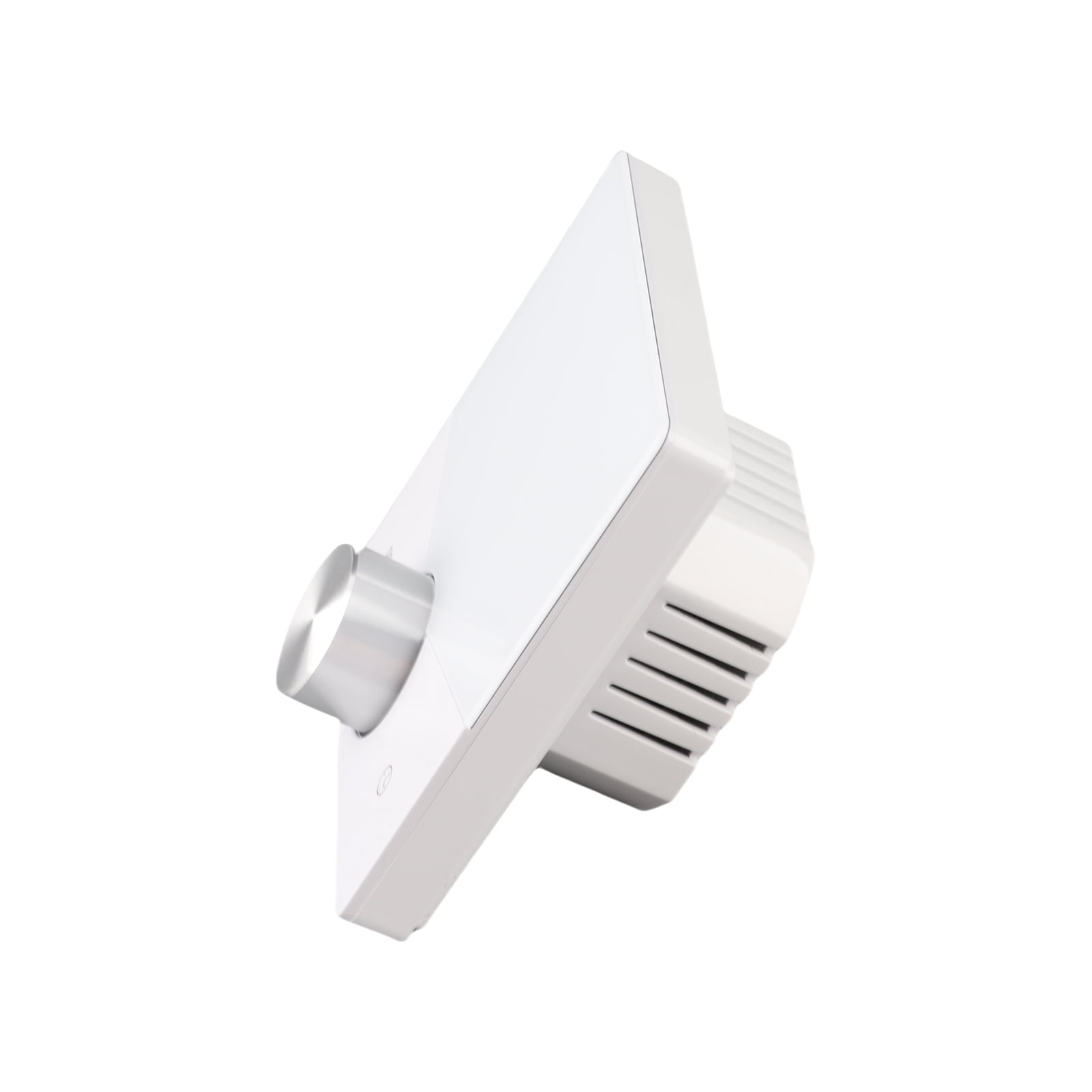 Smart Thermostat Wifi Smart Tuya WiFi Thermostat Voice Control Digital Weekly Programmable Temperature Controller Digital Smart Knob Thermostat with Dimmable Light Color for Electric Heating