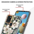 thumbnail image 4 of Allytech Samsung Galaxy A21s Case, Flower Series Crystal Clear Back Cover Flexible TPU Silicone Shockproof Drop Proof Anti-yellow Protection Case Cover for Galaxy A21s, White Flower, 4 of 5