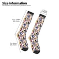 thumbnail image 2 of Fotbe Colourful Horses Calcetas Divertidas Estampadas para Hombre y Mujer, Calcetas de Algodón hasta la Rodilla para Caminar, Correr, Enfermería y Embarazo, 2 of 6