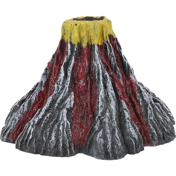 HOMEMAXS Simulated Small Volcano Model Decoration Aquarium Ornament Fish Tank Landscaping Decor