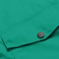 thumbnail image 3 of WTOBBY Women Solid Stripe Waterproof Sun Protective Outdoor Sports Rain Jacket, Hooded Windproof Design for Active Lifestyle and Casual Wear,Mint Green 2XL, 3 of 4