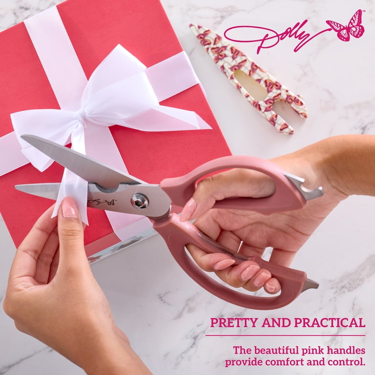 Dolly Parton 4-in-1 Kitchen Scissors Pink Butterfly photo 7