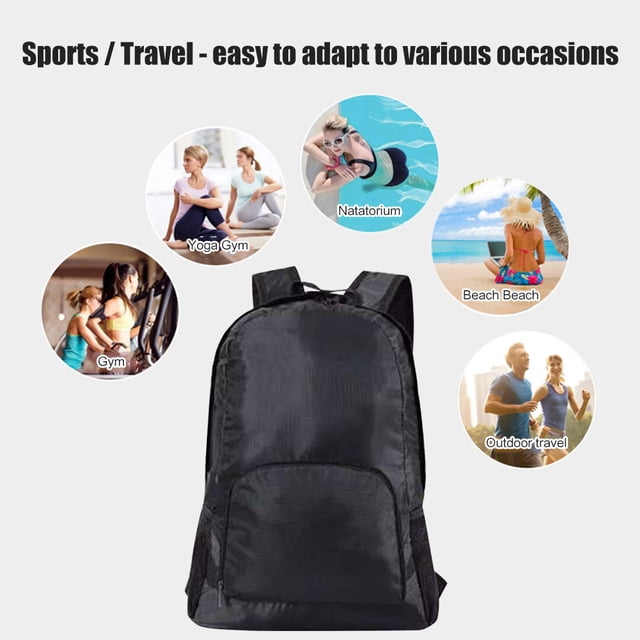 Mochilas De Acampada Mochila de escalada ligera 20L Mochila plegable de gran capacidad para deportes al aire libre Likrtyny Para Estrenar