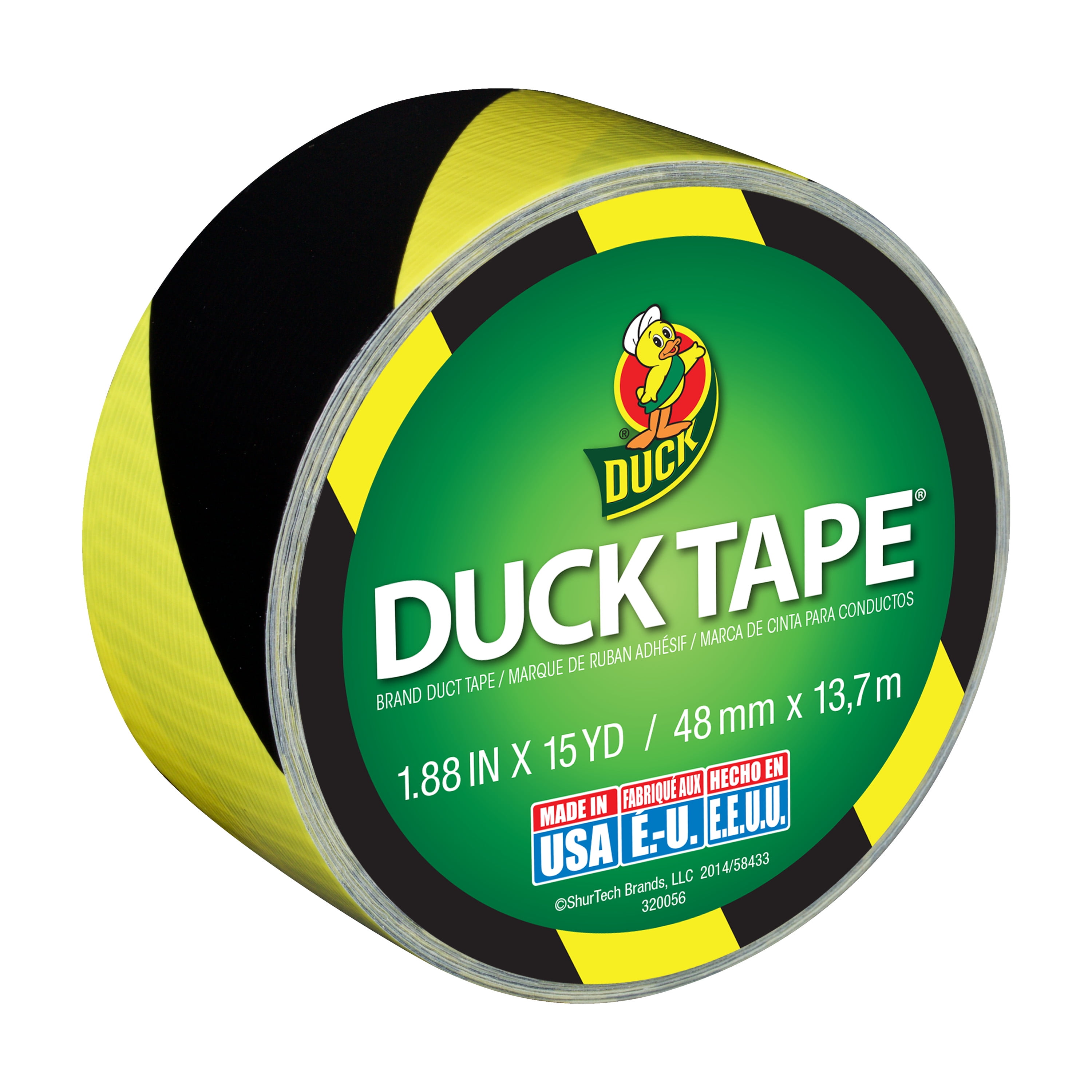 Yellow Duck Tape ShurTech 519615 repairs crafts color coding multiple uses 3PK 