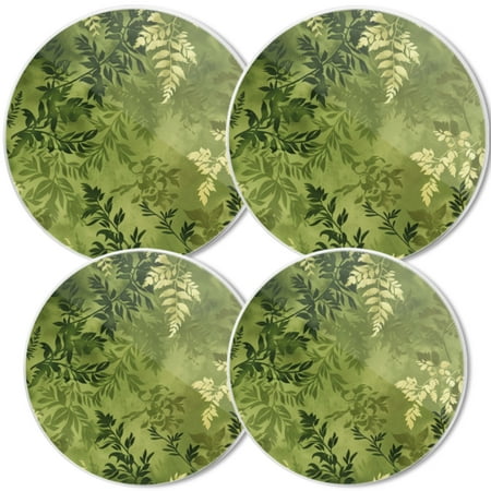 

Gas Stove Burner Cover White Electric Stove Top Protector Easy to Clean Golden Leaves On A Deep Green Background