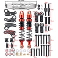 thumbnail image 4 of RCLions RC Shock Absorber Kit 80mm Cantilever Suspension Upgrade Parts 1/10 Crawler Car Red Black, 4 of 9