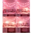 thumbnail image 3 of Pink Mini Christmas Lights -  of 13ft 50-Count Fairy String Lights on White Wire, Connectable Indoor/Outdoor Incandescent Lights for Wedding, Birthday & Valentine's Day Decor, 3 of 5
