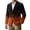 Saffron, variant on Mens Halloween Corduroy Blazer Jacket Relaxed Fit Three Button Corduroy Blazer Spooky Season Halloween Pattern Long Sleeve Holiday Street Vacation Outerwear