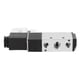 thumbnail image 4 of Válvula Solenoide Neumática Válvula De Aire Solenoide De 2 Posiciones Y 5 Vías Con Silenciador De Conector De 8 Mm DC20.4‑26.4V Fabricada Con Aleación De Aluminio De Primera Calidad, Que Proporciona A, 4 of 8