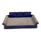 thumbnail image 1 of Rascador para gatos, sofá cama, tablero rascador para gatos, juguete para sofá, papel corrugado, para el hogar Azul, 1 of 9