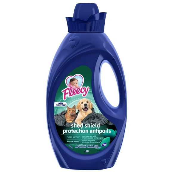 Fleecy Shed Shield Fabric Softener, Light Scent - 1.36L, 1.36L - 57 Loads