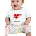 thumbnail image 1 of Happy 4Th Of July Heart T-Shirt Infant -Image by Shutterstock,  6 Months, 1 of 4