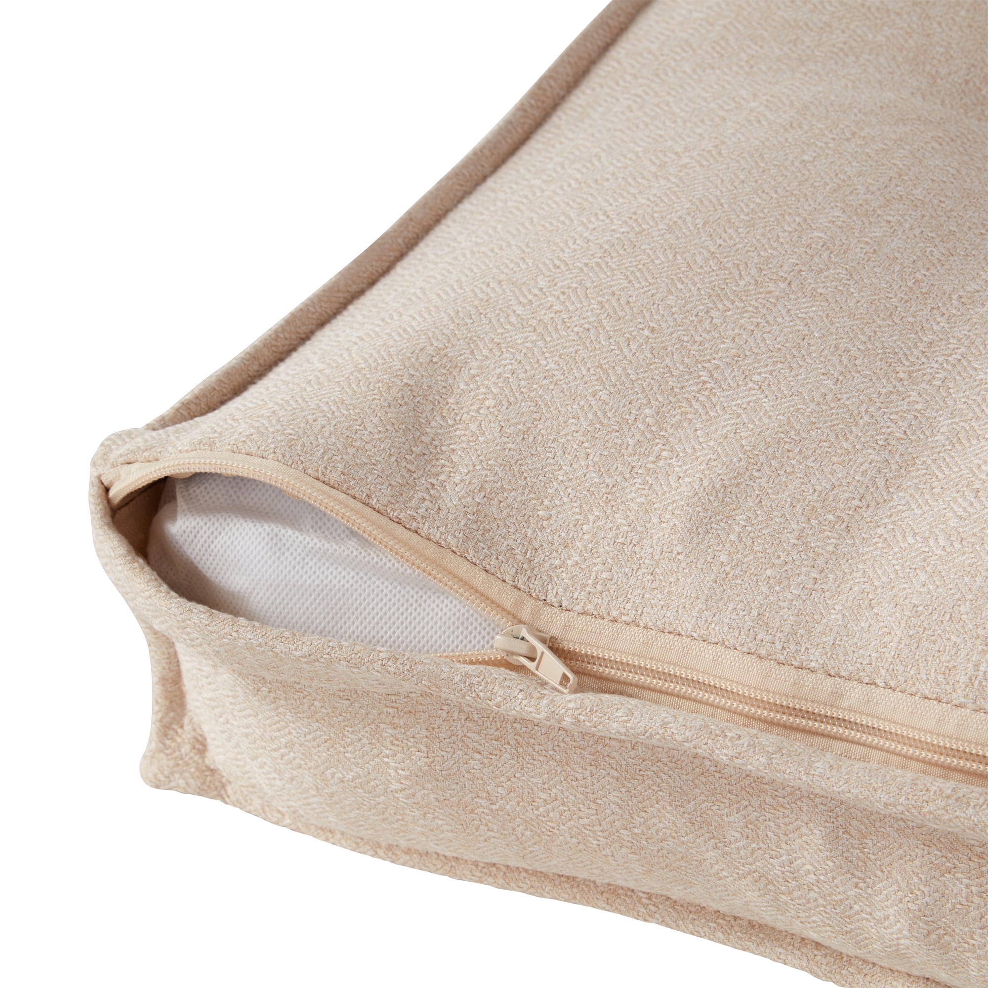 Happy Hounds Milo Square Tufted Pillow Dog Bed- Cream- Medium (32 x 32 in.)