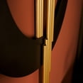 thumbnail image 3 of Decoración mural ARTEPERA Geometa 3D, tamaño grande, metal negro y dorado, 3 of 9