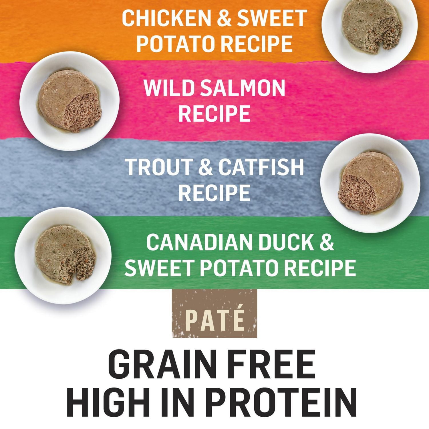 Beyond Grain Free Pâté Variety Pack 4 Flavours, Wet Cat Food 85 g x 24, 85 g x 24