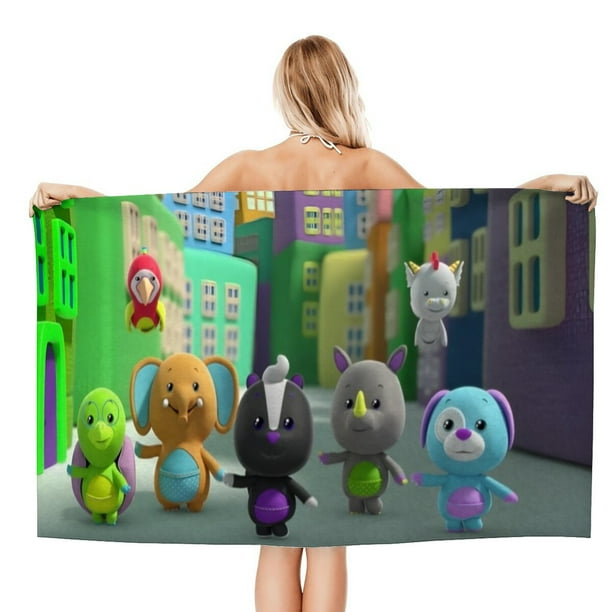 Wonderoos Toalla de playa de secado rápido con diseño temático, regalo para mujeres y niñas, ideal para cumpleaños, fans, amantes de la música, uso en la playa o al aire libre, 78 × 160 cm