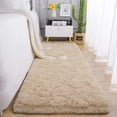 thumbnail image 1 of Alfombra Chicrug Shag Runner de felpa, color caqui, 61 x 305 cm, 1 of 7