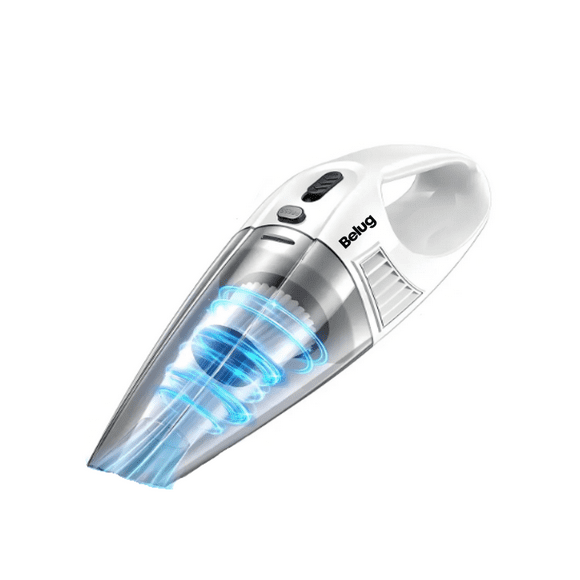 Aspiradora Portátil Inalámbrico De Mano Con Filtro Lavable Volumen 500ml Belug Blanco