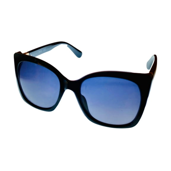 Kenneth Cole Reaction Womens Cat Eye Black Plastic Sunglass KC1387. 1B