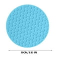 thumbnail image 3 of JoyMoreHome Silicone Coasters for Drinks Coaster Set of 5 pcs Coasters for Coffee Table for Home Decor for Kinds of Cups Cute Tabletop Protection Suitable Gift for Friend Rubber Drink Coaster Set, 3 of 5