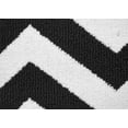 thumbnail image 4 of Garland Rug Large Cheveron 5 ft. x 7 ft. Area Rug Black/White, 4 of 5