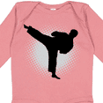 thumbnail image 4 of Inktastic Karate Martial Arts Silhouette Sports Boys Long Sleeve Baby Bodysuit, 4 of 5