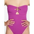 thumbnail image 5 of Time and Tru Women's and Women's Plus Cut Out Bandeau One Piece Swimsuit, Sizes XS-3X, 5 of 6