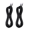thumbnail image 1 of 2X RJ11 6P4C Cuerda Cable de Telefono Modem ADSL 5 Metros, 1 of 5