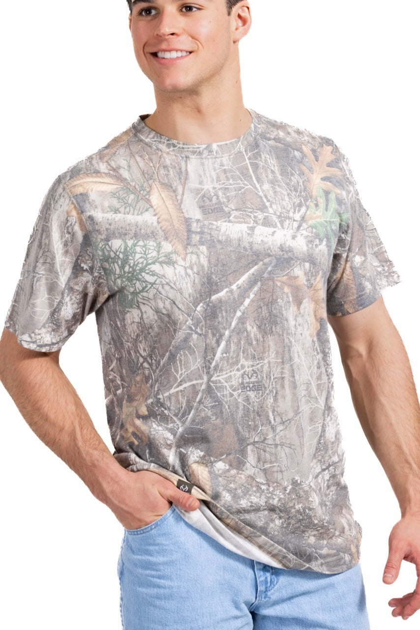 Realtree Camo Tri-Blend Short Sleeve Shirt – Lightweight & Soft, Outdoor & Hunting Apparel​